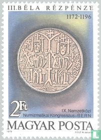 Béla III of Hungary copper coin
