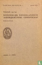 Tijdschrift van het Koninklijk Nederlandsch Aardrijkskundig Genootschap Amsterdam 1