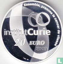 France 20 euro 2009 (BE) "100 years Curie Institute"