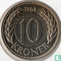 Dänemark 10 Kroner 1988