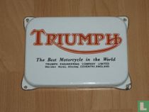Emaille bord - Triumph