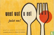 Weet wat u eet - juist nu!