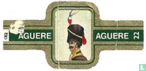 Military headwear V (Aguere) (Gorres militares caballería inglesa) cigar labels catalogue