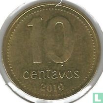 Argentinien 10 Centavo 2010