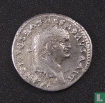 Roman Empire, AR Denarius, 79-81 AD, Vespasian as divus under Titus, Rome, 80-81 AD