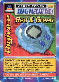 Digivice Red & Green