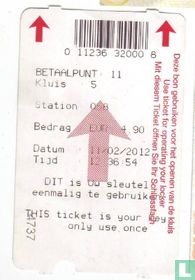 Kluis Ticket - Amsterdam Centraal