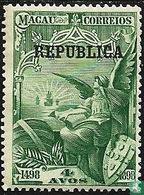 Vasco da Gama, avec surcharge