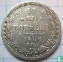Russia 20 kopecks 1906