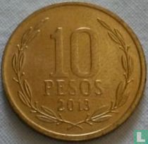 Chile 10 pesos 2013