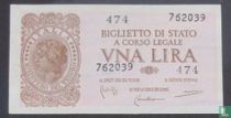 Italy 1 lira