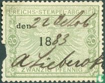 Reich stamp Declaration / Declaration / Abgabe (20)