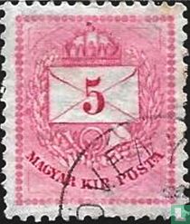 Brief, Krone und Posthorn