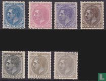 King Alfons XII, war tax stamps