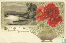 Postkarte mit Blühtenduft