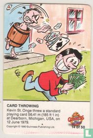 Card throwing