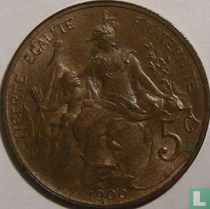 France 5 centimes 1900 for sale