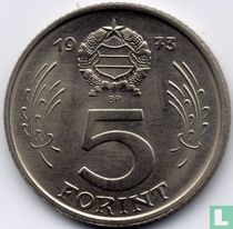 Ungarn 5 Forint 1973