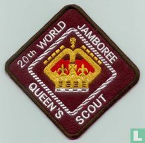 Belize contingent - 20th World Jamboree - Queen's Scout - jacketpatch