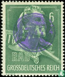 Reich service du travail (RAD), avec surimpression