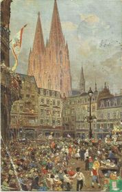 Der Rosenmontagszug auf dem Wallrafplatz