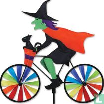 Wind-Bike mit Hexe raus