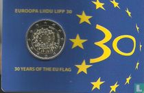 Estonia 2 euro 2015 (coincard - Eesti Pank) "30 Years of European Union Flag"
