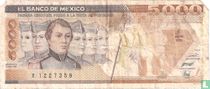 Mexico 5 000 Pesos 1989