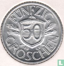 Austria 50 groschen 1947