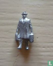 Figuurtjes Reiziger met 2 koffers