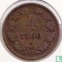 Austria 4 kreuzer 1860 (A)