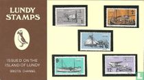 40 Jahre Lundy Luftpost Briefmarken