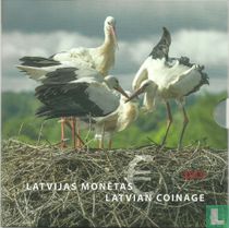 Lettonie coffret 2015 "La cigogne noire"