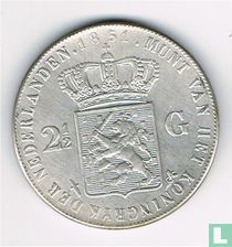 Nederland 2½ gulden 1851 (replica)