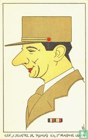 Gen. J. Delattre de Tassigny v.h. 12 Fransche Leger