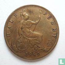 Verenigd Koninkrijk ½ penny 1889