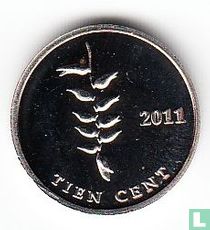Bonaire 10 cent 2011