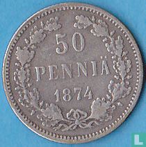Finland 50 penniä 1874