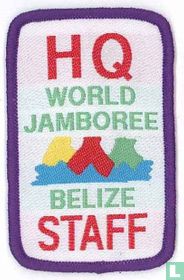 Belize contingent - 19th World Jamboree - HQ Staff (purple border)