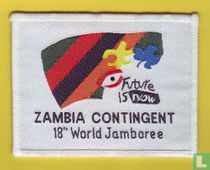 Zambia contingent (fake) - 18th World Jamboree (white border)
