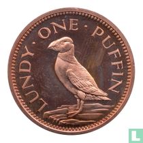 Lundy 1 Puffin 1965 (Bronze - Proof)