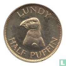 Lundy ½ Puffin 1965 (Nickel-Brass - Proof)