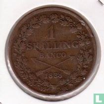 Sweden 1 skilling banco 1838