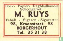 Boek- Papier- Dagbladhandel M. Ruys