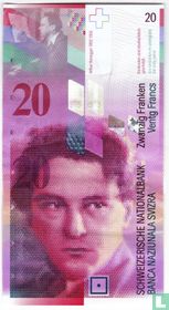 Suisse 20 Francs 2008