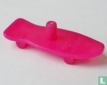 Planche à roulettes avec pointe ronde (rose)