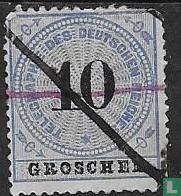 Figure and Groschen in black
