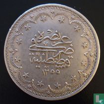 Empire ottoman 20 kurus AH1255-6 (1844)