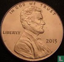 États-Unis 1 cent 2015 (sans lettre) acheter