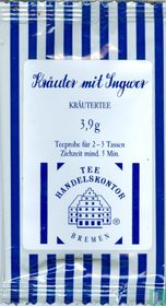 Kräuter mit Ingwer
